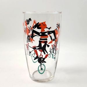 Libbey Unicycle Bicycle Glass